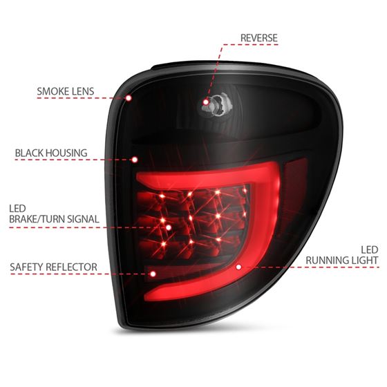 Anzo LED Tail Light Assembly for 2004-2007 Chrys-2