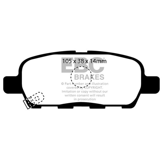 EBC Ultimax OEM Replacement Brake Pads (UD1288)-4