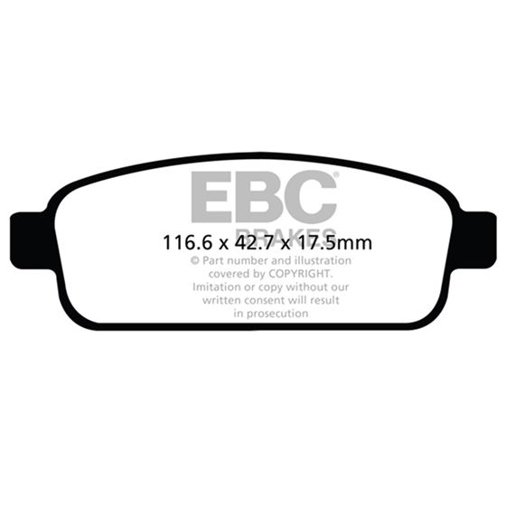 EBC Ultimax OEM Replacement Brake Pads (UD1468)-4