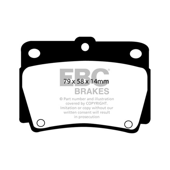 EBC Ultimax OEM Replacement Brake Pads (UD733)-4