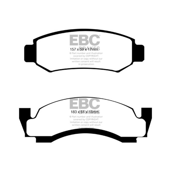 EBC Ultimax OEM Replacement Brake Pads (UD375)-4