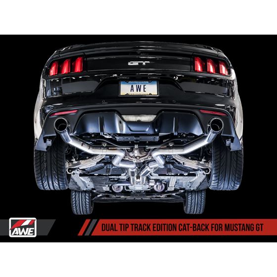 AWE Track Edition Cat-back Exhaust for S550 Mus-4