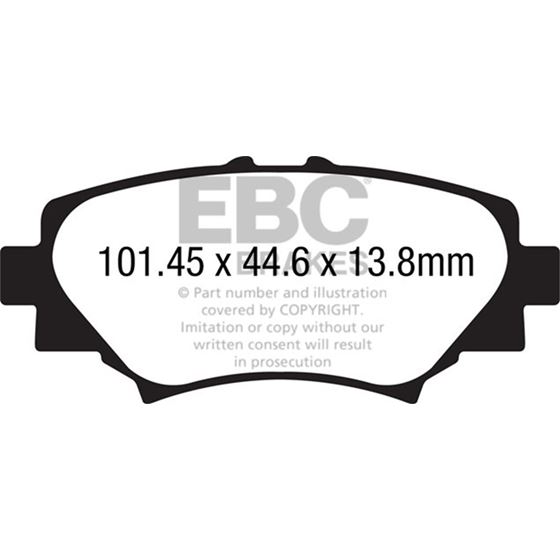 EBC Ultimax OEM Replacement Brake Pads (UD1729)-4