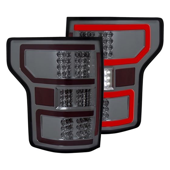 ANZO 18-19 Ford F-150 LED Taillights Smoke (3213-4