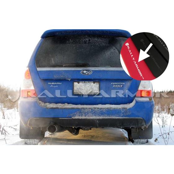 Rally Armor Red Mud Flap/White Logo for 2008 Sub-2
