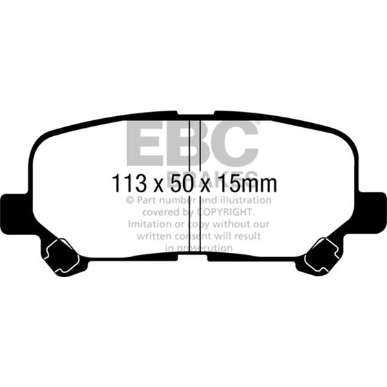 EBC Ultimax OEM Replacement Brake Pads (UD1281)-4