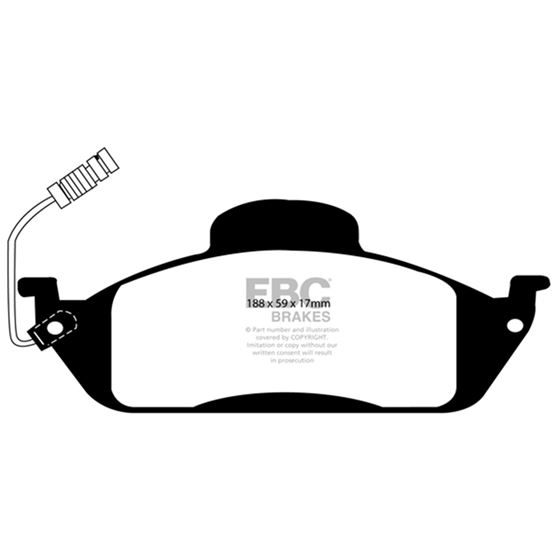 EBC Ultimax OEM Replacement Brake Pads (UD760)-4