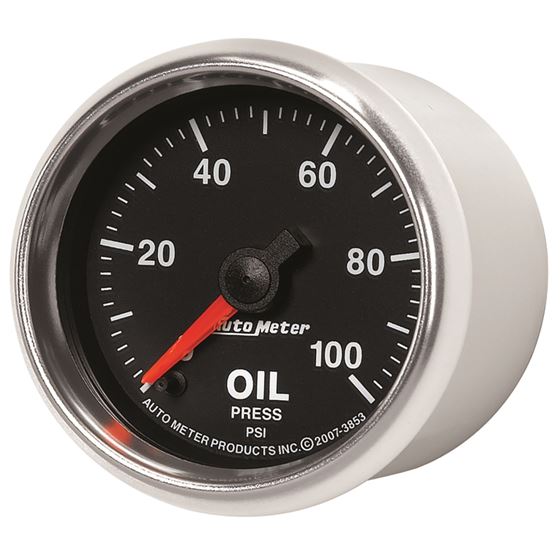 AutoMeter GS Series 2-1/16in Oil Pressure Gauge-2