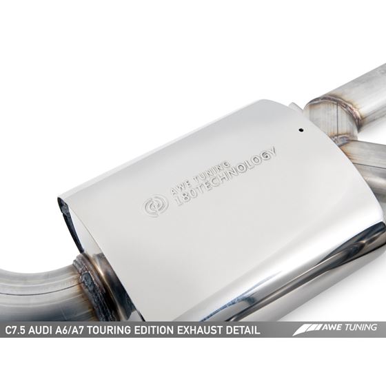 AWE Touring Edition Exhaust for Audi C7.5 A6 3.-2