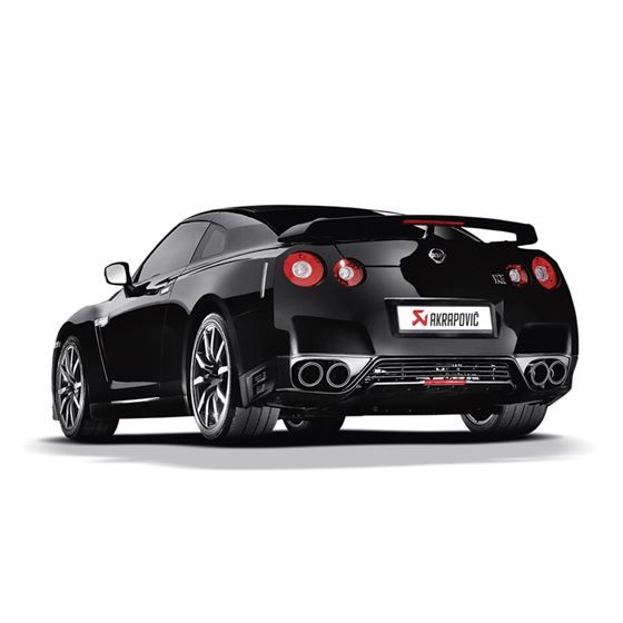 Akrapovic 08-17 Nissan GT-R Slip-On Line (Titani-2