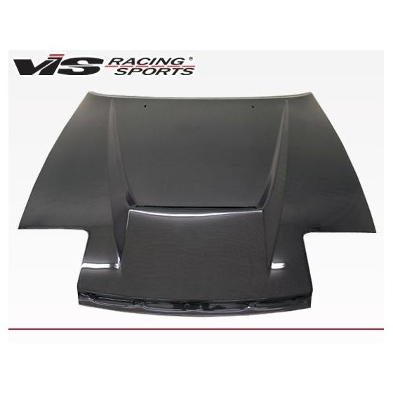 VIS Racing Invader Style Black Carbon Fiber Hood-2