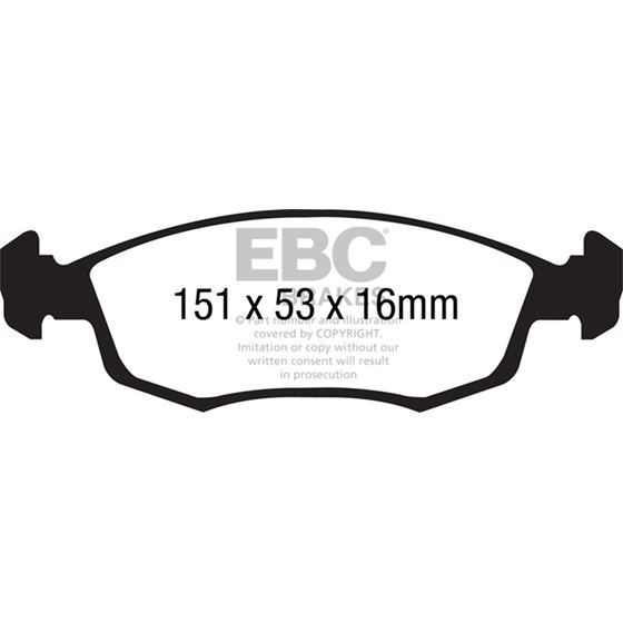 EBC Ultimax OEM Replacement Brake Pads (UD1720)-4