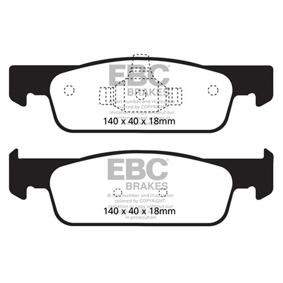EBC Ultimax OEM Replacement Brake Pads (UD1830)-4