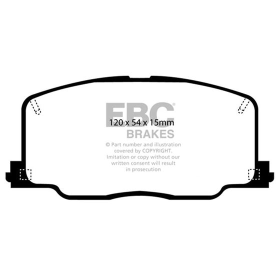 EBC Ultimax OEM Replacement Brake Pads (UD356)-4
