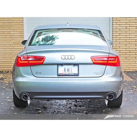 AWE Touring Edition Exhaust for Audi C7 A6 3.0T-4