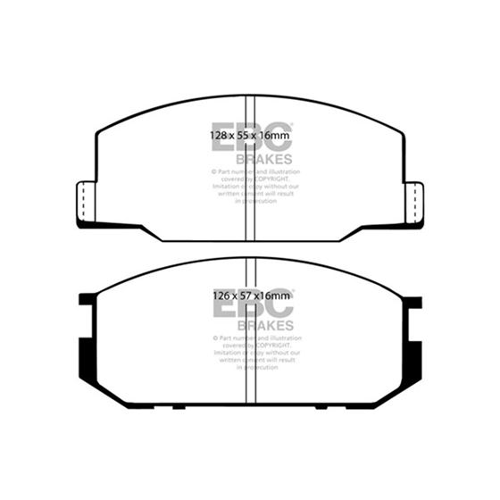 EBC Ultimax OEM Replacement Brake Pads (UD245)-4