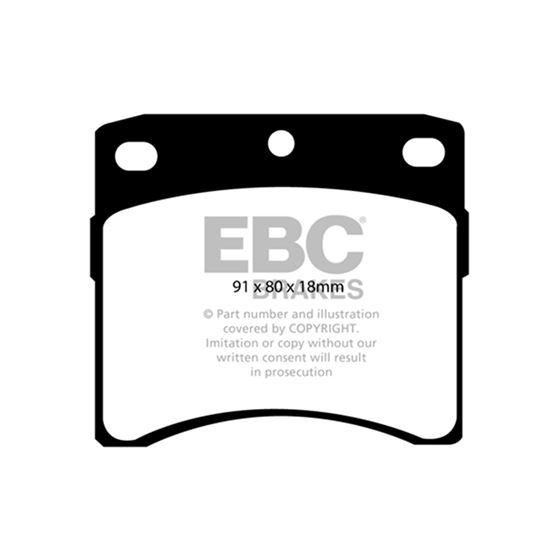 EBC Ultimax OEM Replacement Brake Pads (UD581)-4