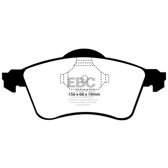 EBC Ultimax OEM Replacement Brake Pads (UD705)-4