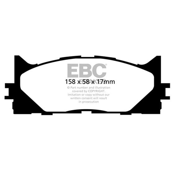 EBC Ultimax OEM Replacement Brake Pads (UD1222)-4