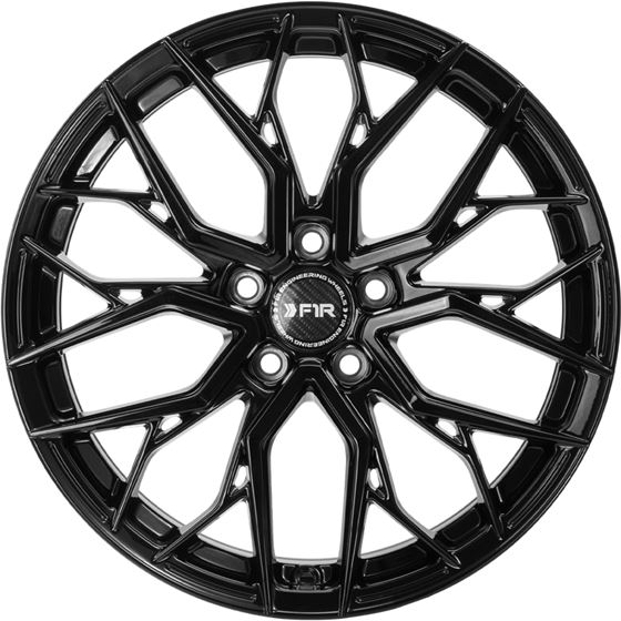 F1R FS3 19x8.5 - Gloss Black Wheel-2