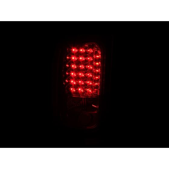 ANZO 1994-2001 Dodge Ram LED Taillights Red/Clea-2