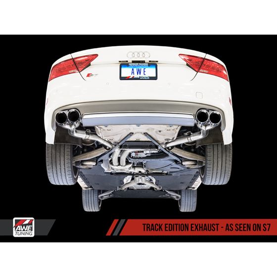 AWE Track Edition Exhaust for Audi C7 S6 4.0T -2