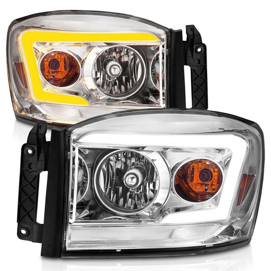 Anzo Crystal Headlight Set for 2006-2009 Dodge R-2