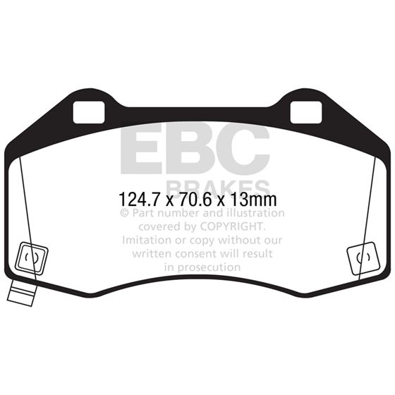 EBC Ultimax OEM Replacement Brake Pads (UD13791-4