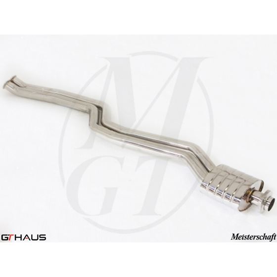 GTHAUS Section 1 Pipes w/ Resonator- Stainless-4