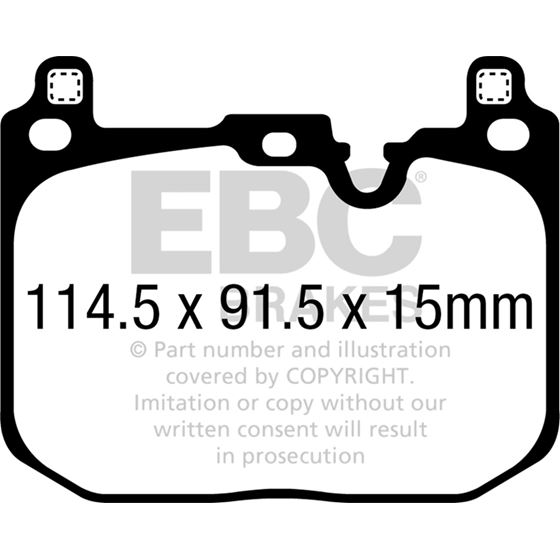 EBC 6000 Series Greenstuff Truck/SUV Brakes Dis-4