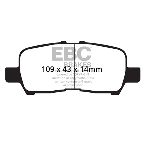 EBC Ultimax OEM Replacement Brake Pads (UD999)-4