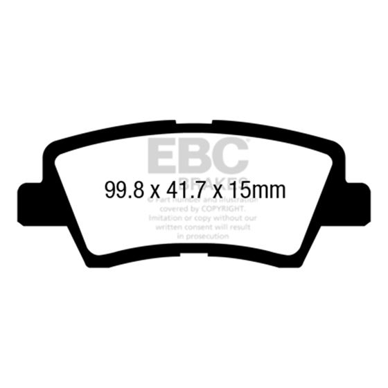 EBC Ultimax OEM Replacement Brake Pads (UD1848)-4