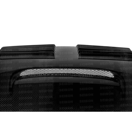 Seibon GT-style carbon fiber hood for 2003-2005-4