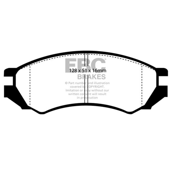 EBC Ultimax OEM Replacement Brake Pads (UD549)-4