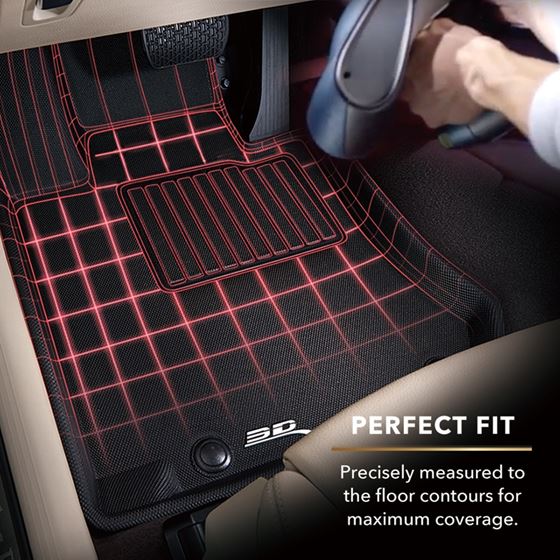 3D MAXpider 13-17 Lexus Ls460L Kagu Floor Mat-4