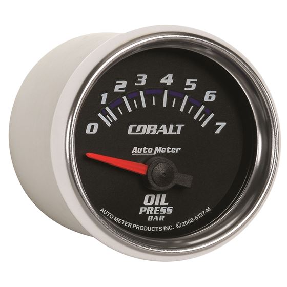 AutoMeter Cobalt 52mm 0-7 BAR Short Sweep Electr-2