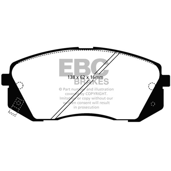 EBC Ultimax OEM Replacement Brake Pads (UD1295)-4