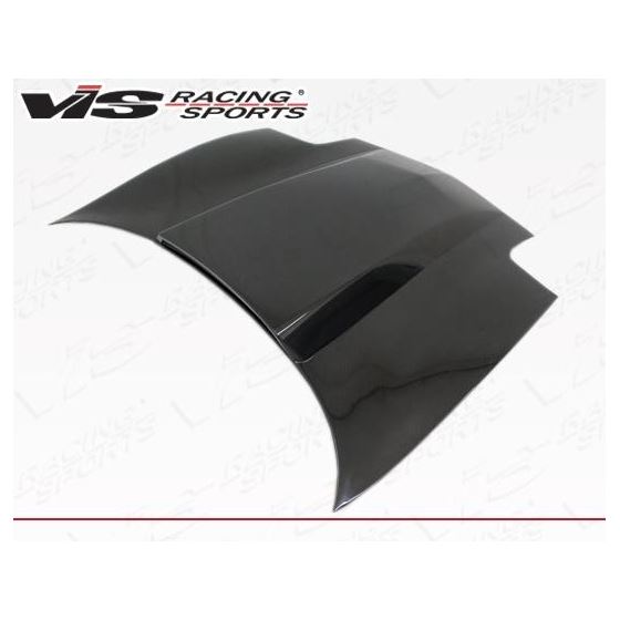 VIS Racing Cowl Induction Style Black Carbon Fib-2