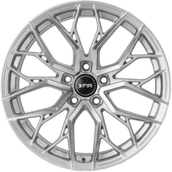 F1R FS3 19x8.5 - Machine Silver Wheel-2