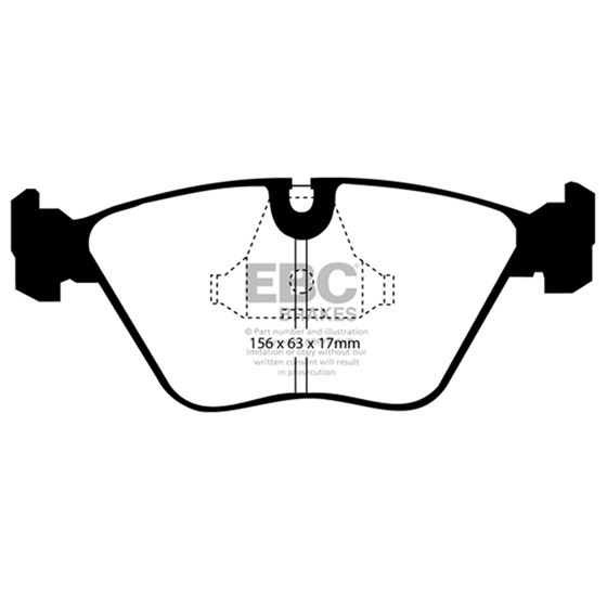 EBC Ultimax OEM Replacement Brake Pads (UD3941)-4