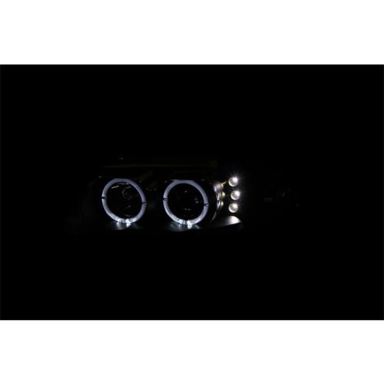 ANZO 1999-2004 Ford Mustang Projector Headlights-2