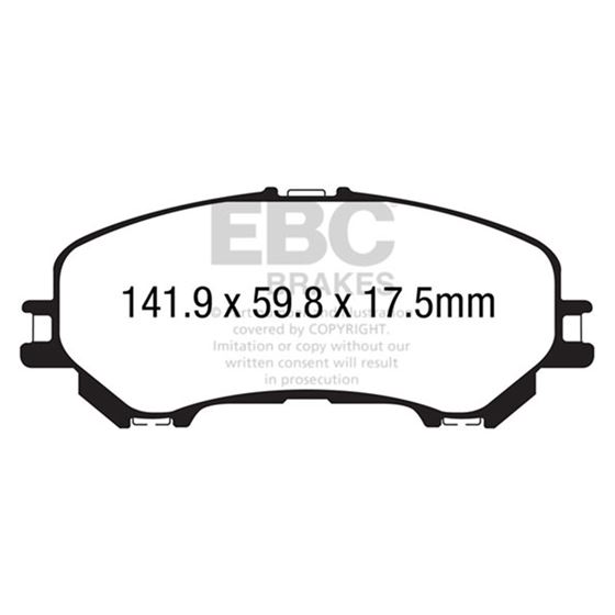 EBC Ultimax OEM Replacement Brake Pads (UD1737)-4