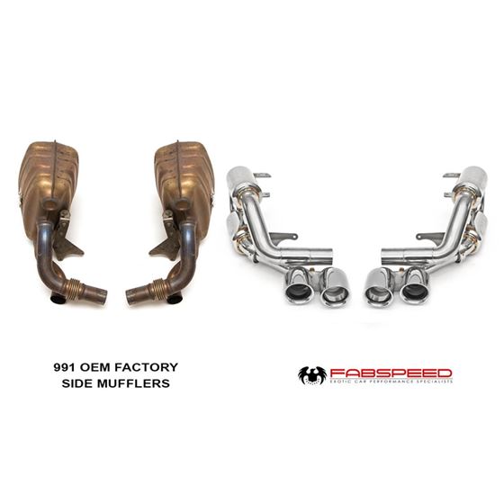 Fabspeed 991 Carrera Supercup Exhaust System (1-2
