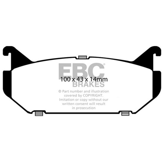 EBC Ultimax OEM Replacement Brake Pads (UD584)-4