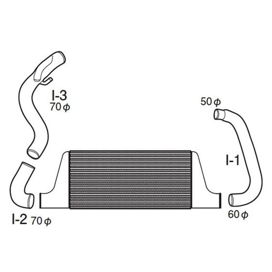 GReddyB? 12020210 - Type 24F Trust Intercooler K-2