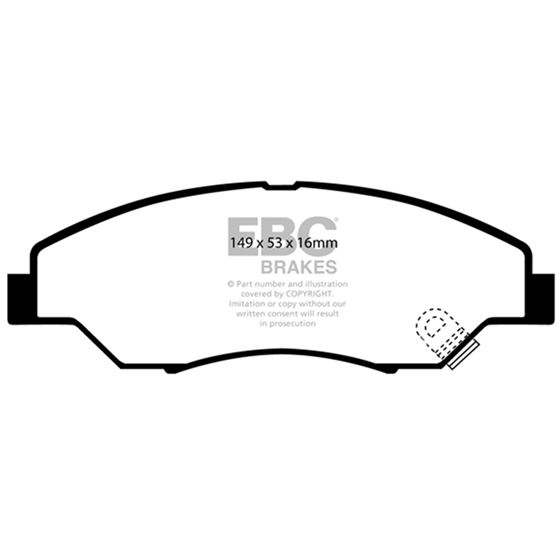 EBC Ultimax OEM Replacement Brake Pads (UD774)-4