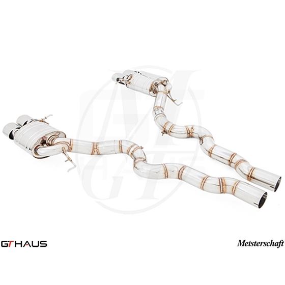 GTHAUS Super Light GT Racing Exhaust (Ti Rear un-2