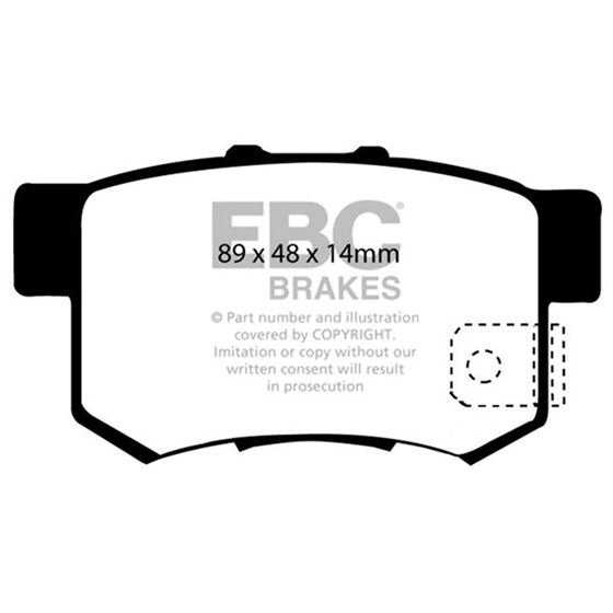 EBC Ultimax OEM Replacement Brake Pads (UD537)-4