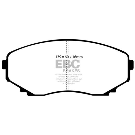 EBC 6000 Series Greenstuff Truck/SUV Brakes Dis-4