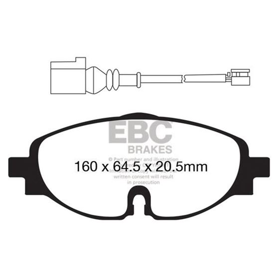 EBC Ultimax OEM Replacement Brake Pads (UD1760)-4